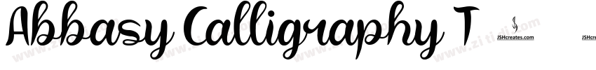 Abbasy Calligraphy T字体转换 Abbasy Calligraphy T字体转换